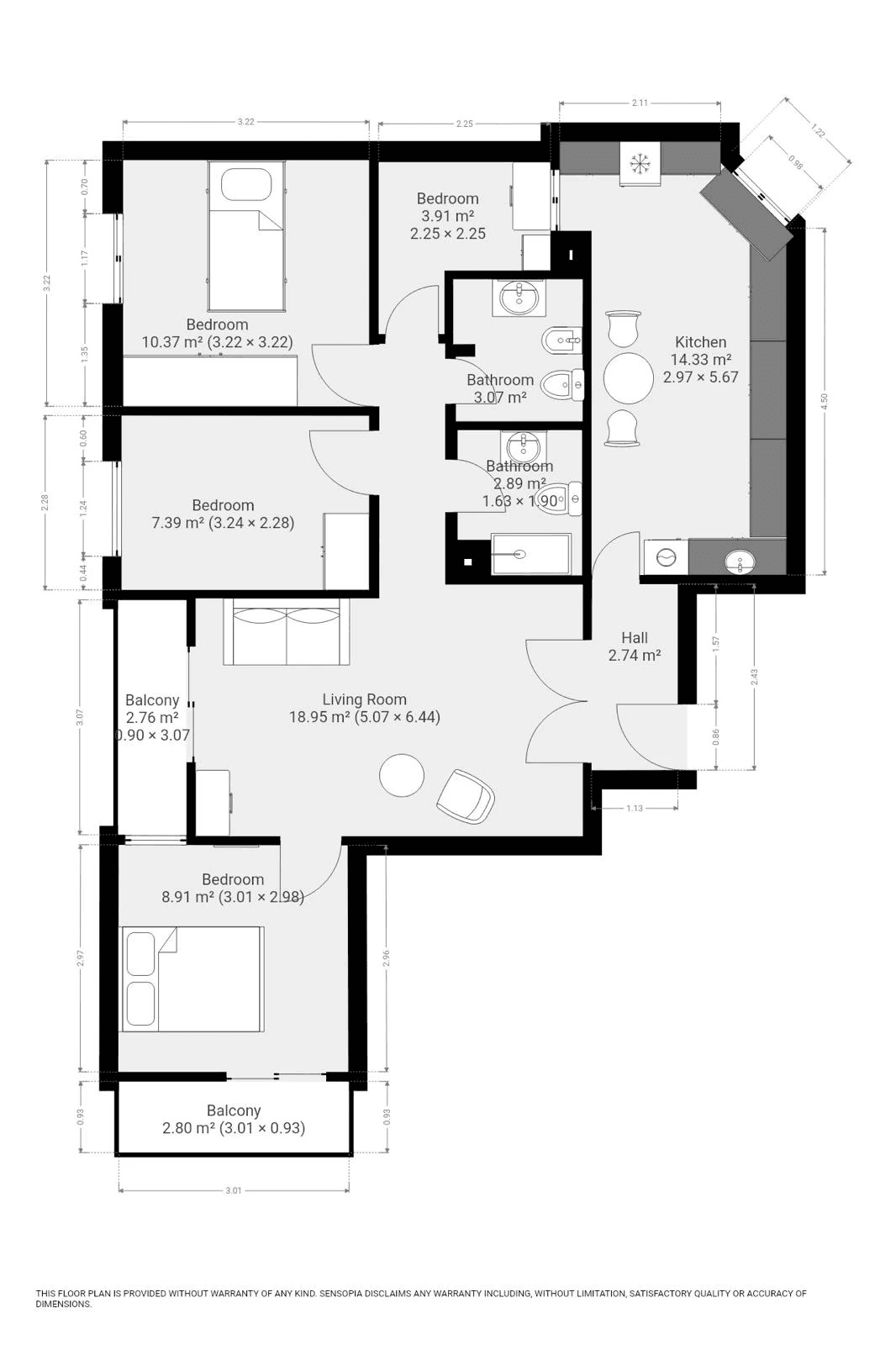 Penthouse for sale in Málaga